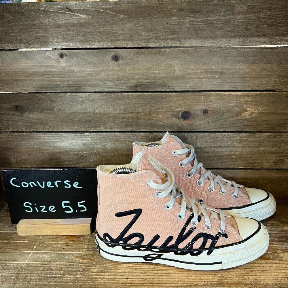 Womens Converse CT 70 Scripted Signature Rose Gold Sneakers Shoes Size 5.5W 3.5M